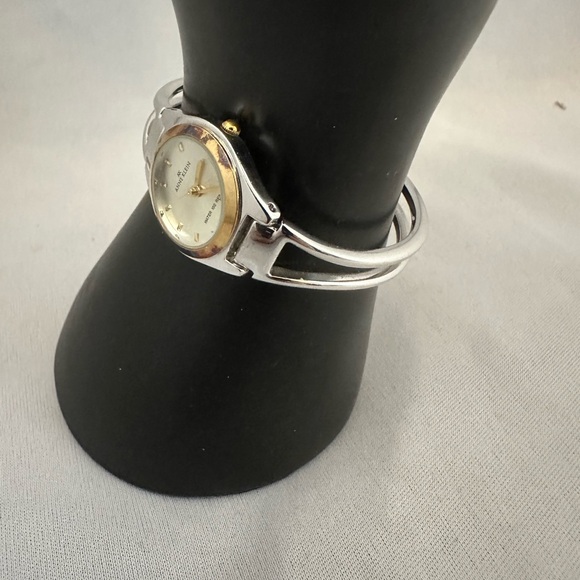 Anne Klein silver and gold tone bracelet style watch with date function - Picture 2 of 6